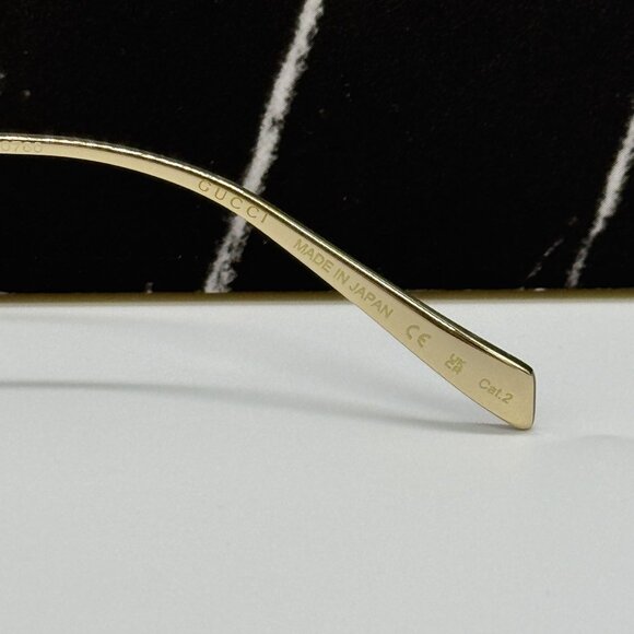NEW GUCCI SUNGLASSES GOLD WOMEN CAT EYE EYEWEAR GUCCI GG1920S 003